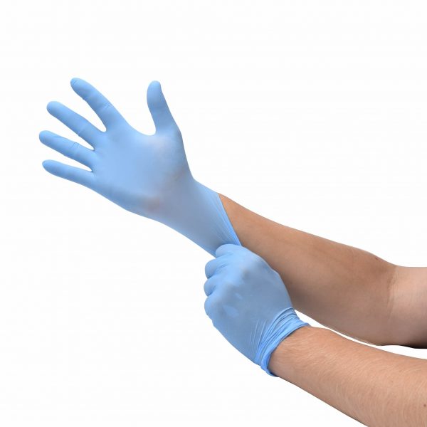 Nitril blauwe handschoenen - professionele kuisproducten - De Zeepboeren