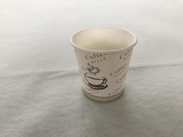 Kartonnen koffiebeker - klein - 110 ml - take away - de zeepboeren