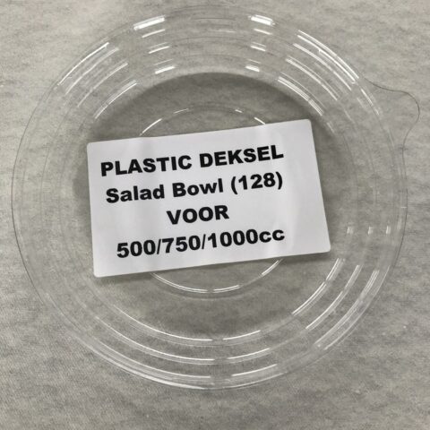 Plastic deksel - Kartonnen Bio bowl - salade beker - De Zeepboeren