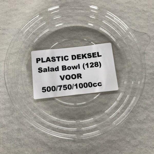 Plastic deksel - Kartonnen Bio bowl - salade beker - De Zeepboeren